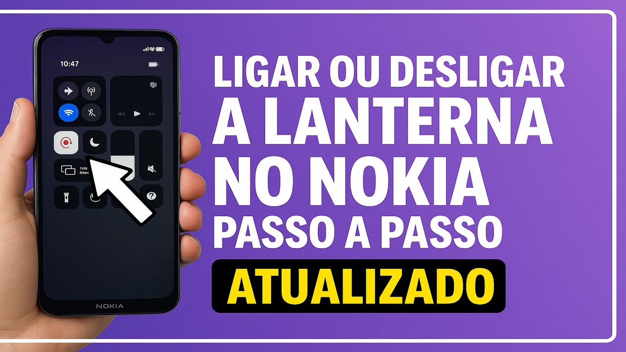 Como Ligar ou Desligar a LANTERNA no NOKIA