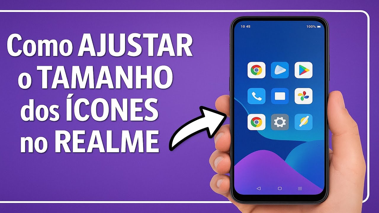 Como AJUSTAR o TAMANHO dos ÍCONES no REALME
