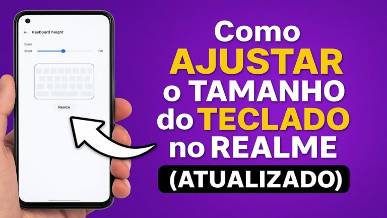Como AJUSTAR o TAMANHO do TECLADO no REALME