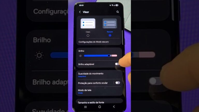 Como Alternar entre o MODO ESCURO e CLARO no SAMSUNG #shorts #samsung #android #tutorial #modoescuro