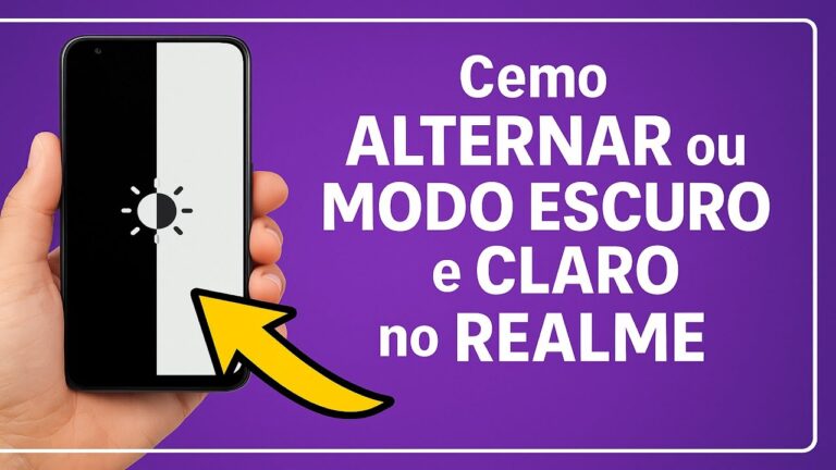 Como Alternar entre o MODO ESCURO e CLARO no REALME