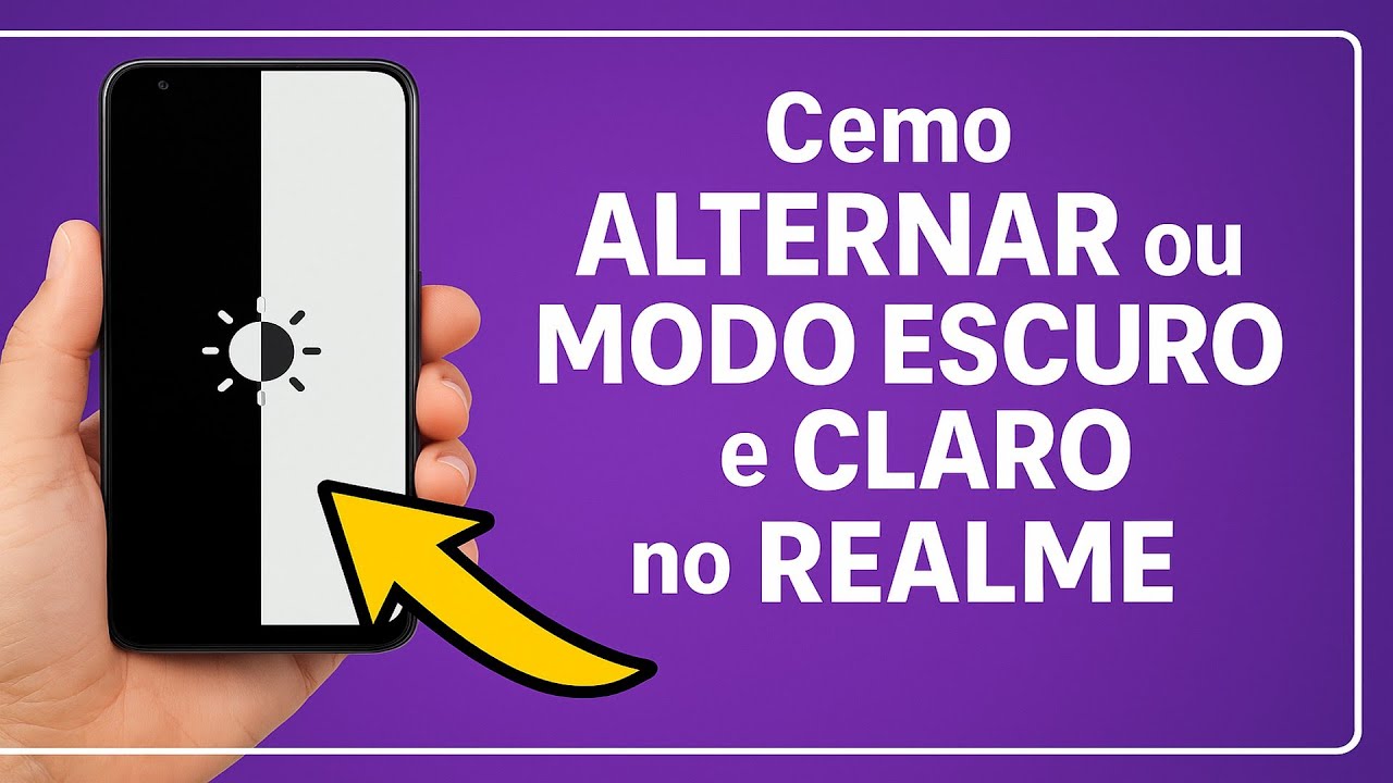 Como Alternar entre o MODO ESCURO e CLARO no REALME