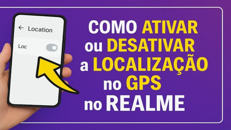 Como Ativar/Desativar a LOCALIZAÇÃO/GPS no REALME