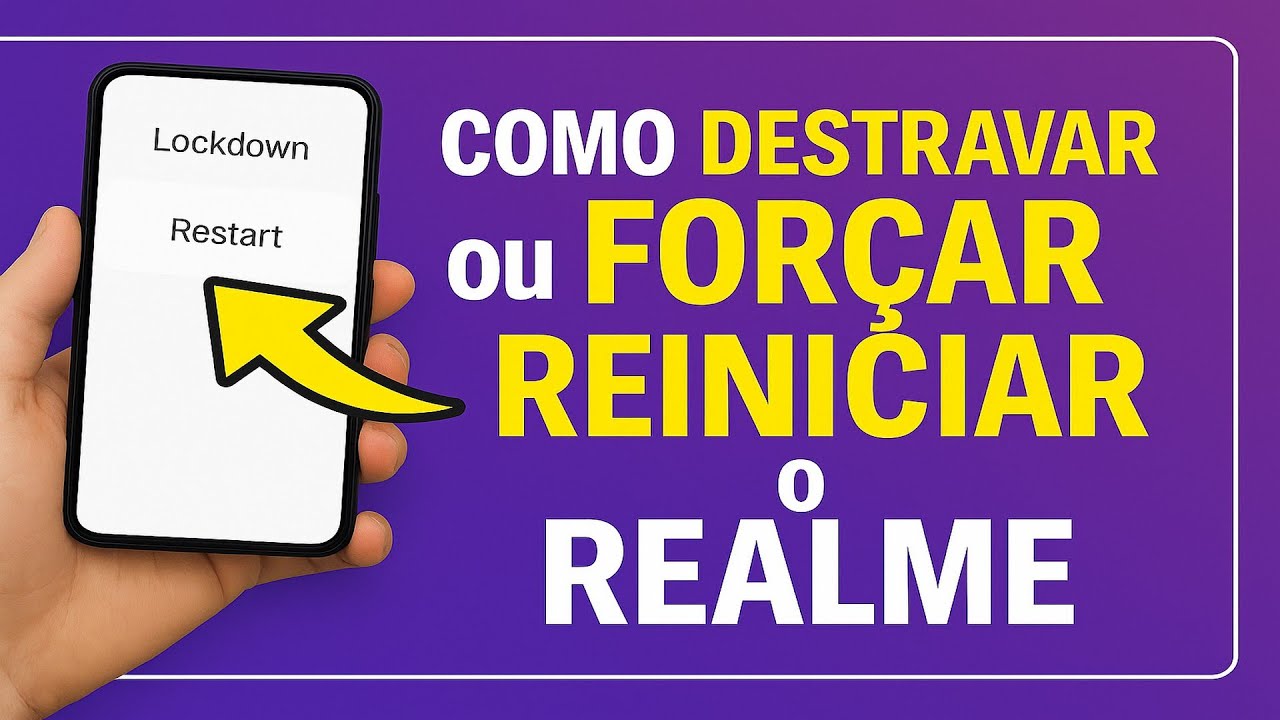 Como DESTRAVAR ou FORÇAR REINICIAR o REALME