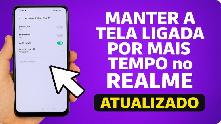Como Manter a TELA LIGADA por mais TEMPO no REALME