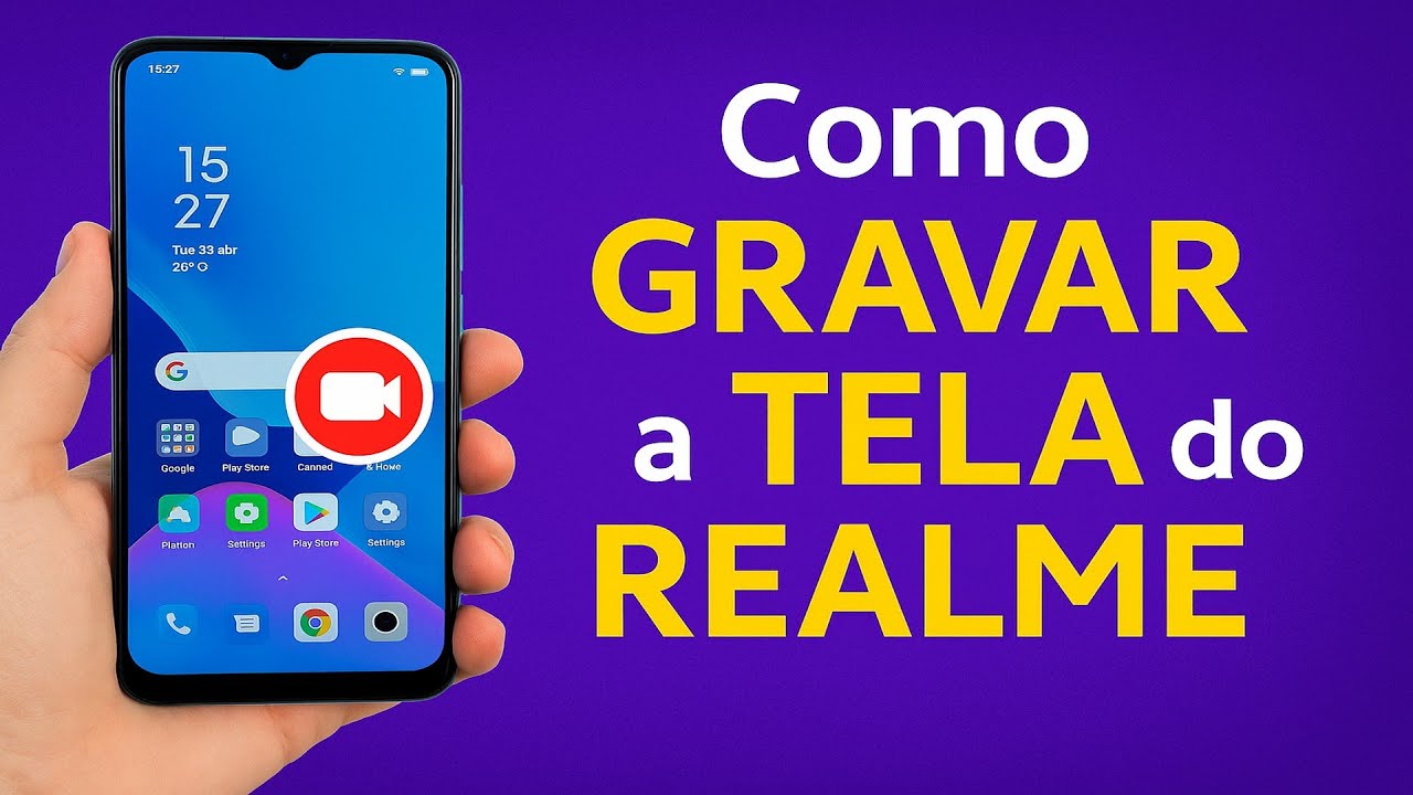 Como GRAVAR a TELA do REALME