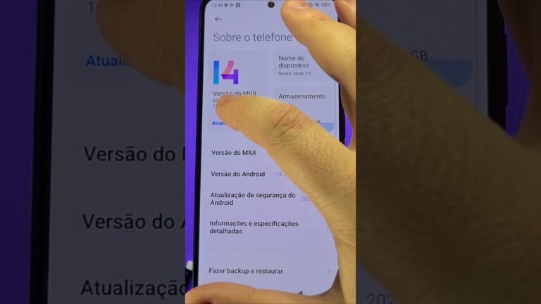 Como Atualizar o Android do Xiaomi #shorts #xiaomi #android #tutorial #atualização