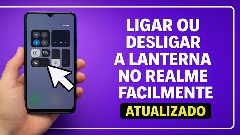 Como Ligar ou Desligar a LANTERNA no REALME