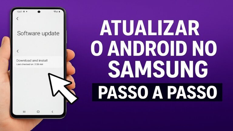 Como ATUALIZAR o ANDROID no SAMSUNG