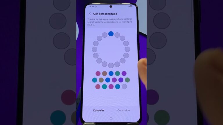 Como Alterar as CORES da TELA no SAMSUNG (Para Daltônicos) #shorts #samsung #android #cores