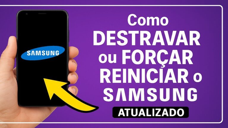 Como DESTRAVAR ou FORÇAR REINICIAR o SAMSUNG