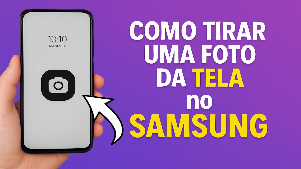 Como tirar uma FOTO da TELA no SAMSUNG