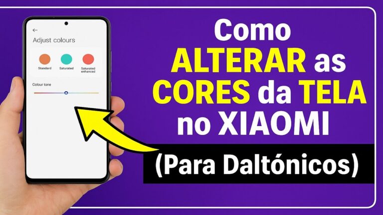 Como Alterar as CORES da TELA no XIAOMI (Para Daltônicos)