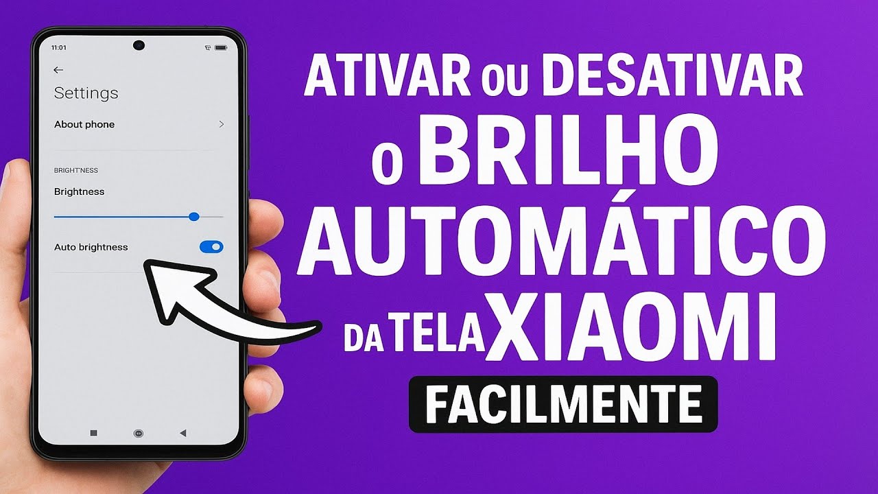 Como Ativar/Desativar o BRILHO AUTOMÁTICO da Tela no Xiaomi