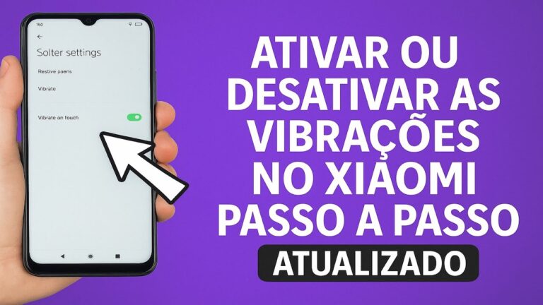 Como Ativar/Desativar as VIBRAÇÕES no Xiaomi
