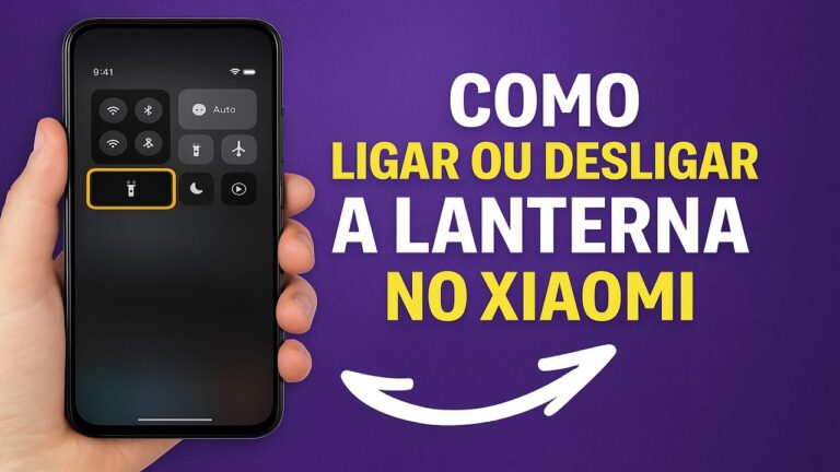 Como Ligar ou Desligar a LANTERNA no Xiaomi