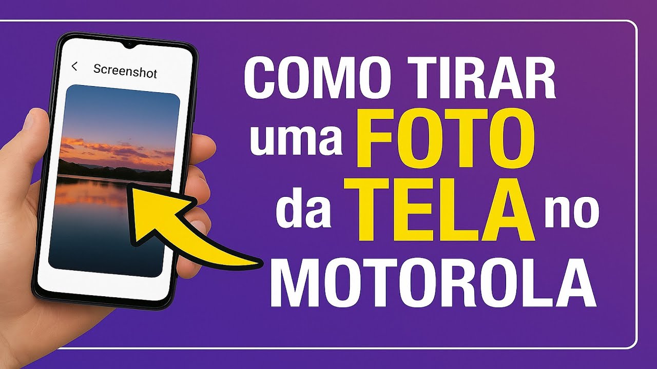 Como tirar uma FOTO da TELA no MOTOROLA