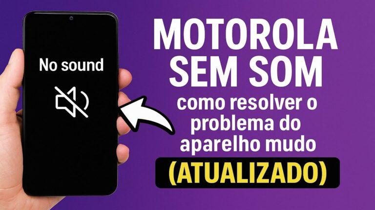 Motorola MUDO? SEM SOM? O que fazer?