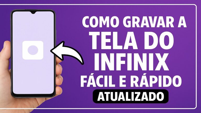 Como GRAVAR a TELA do INFINIX