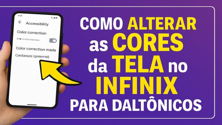 Como Alterar as CORES da TELA no INFINIX (Para Daltônicos)