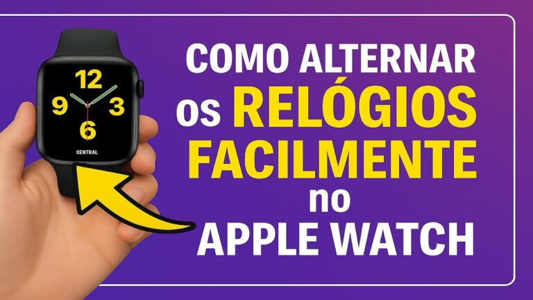 Como alternar os Relógios Facilmente no Apple Watch