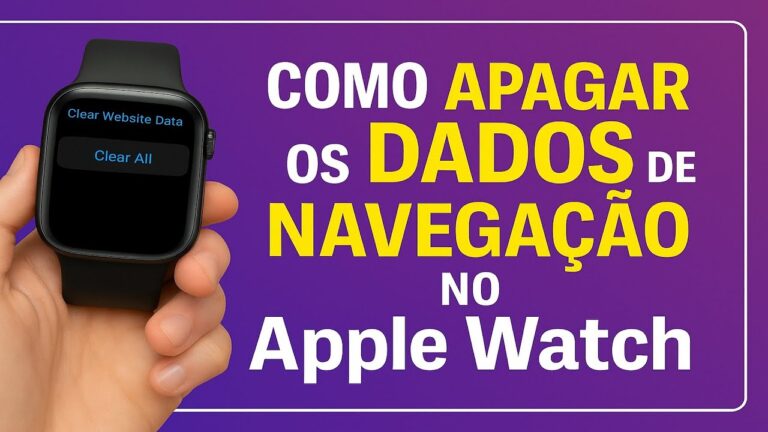 Como APAGAR os DADOS de NAVEGAÇÃO no Apple Watch