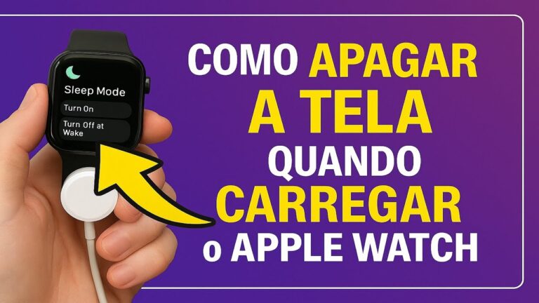 Como APAGAR a TELA quando CARREGAR o Apple Watch