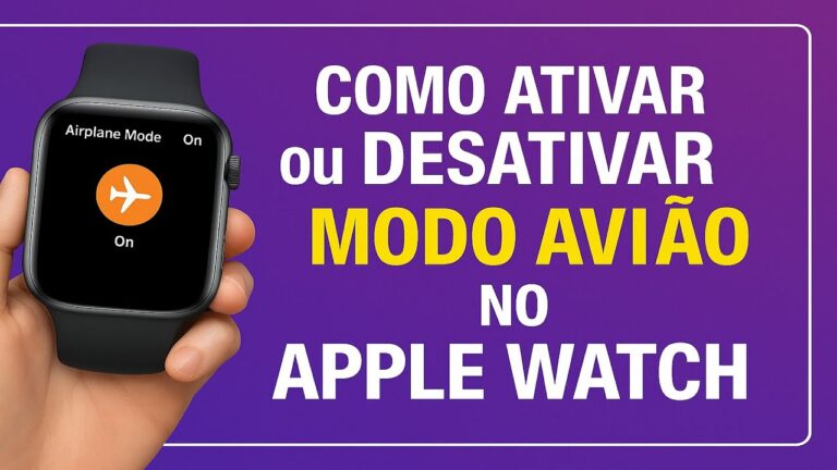 Como Ativar/Desativar o MODO AVIÃO no Apple Watch