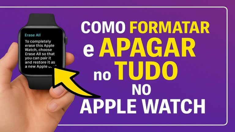 Como FORMATAR e Apagar Tudo no Apple Watch