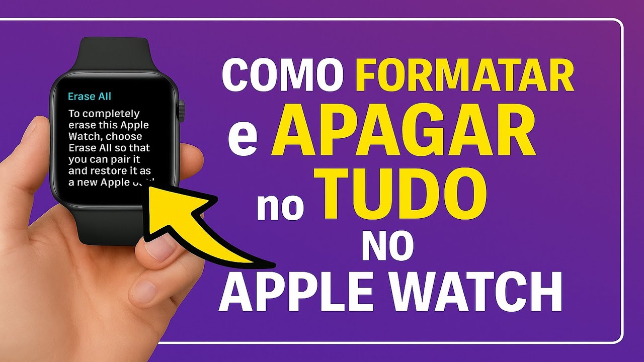 Como FORMATAR e Apagar Tudo no Apple Watch