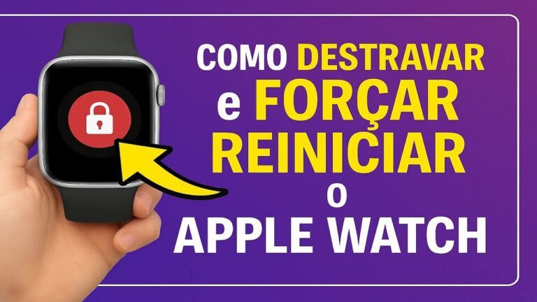Como Destravar e Forçar Reiniciar o Apple Watch