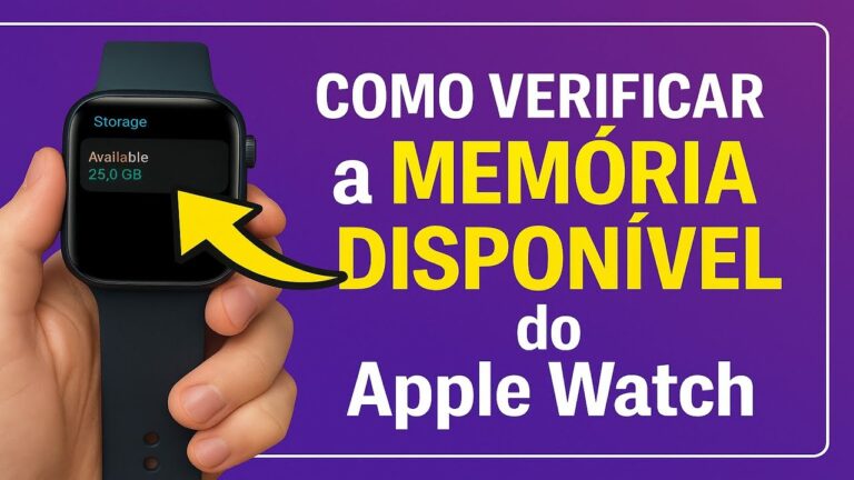 Como Verificar a MEMÓRIA DISPONÍVEL do Apple Watch
