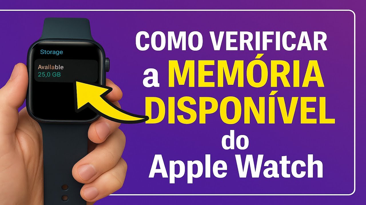 Como Verificar a MEMÓRIA DISPONÍVEL do Apple Watch