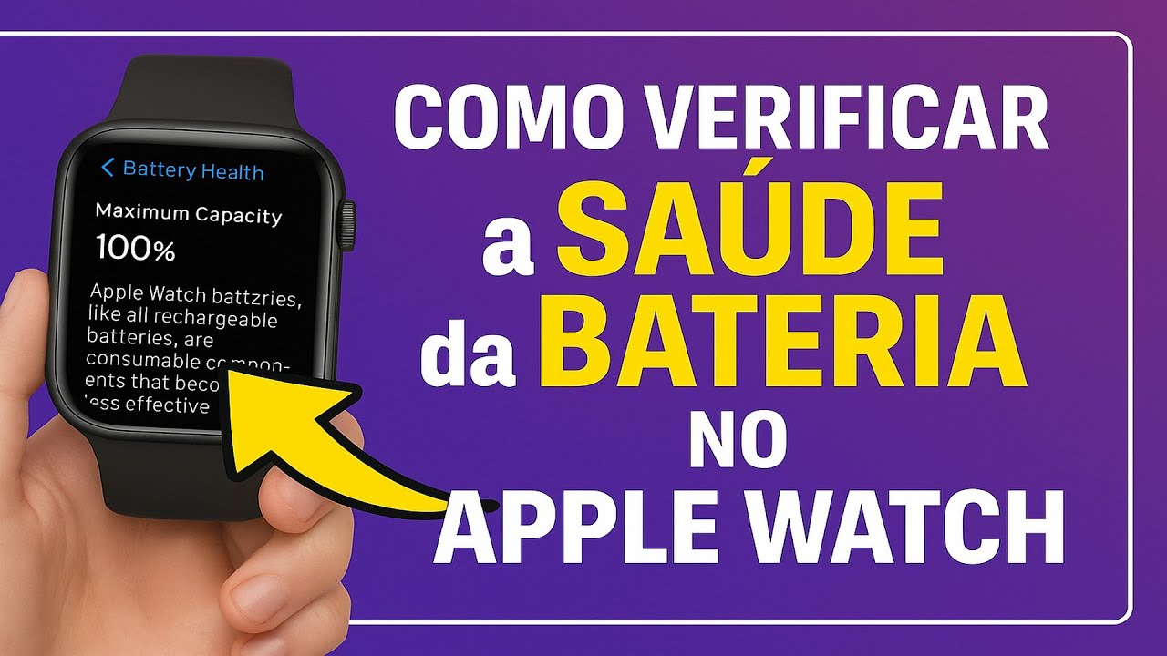 Como Verificar a SAÚDE da BATERIA no Apple Watch