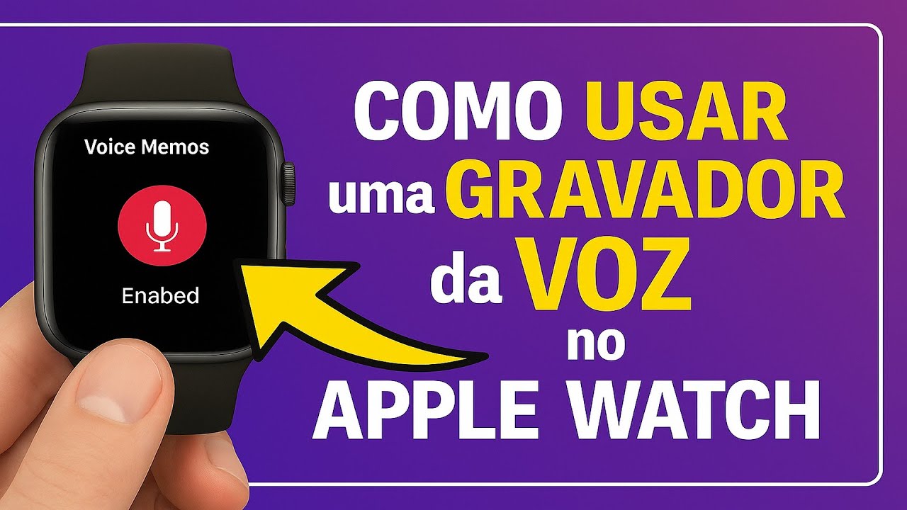 Como usar o GRAVADOR de VOZ no Apple Watch