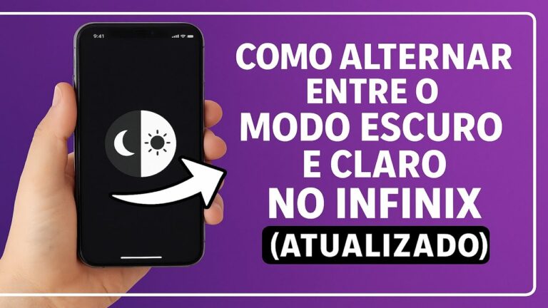 Como Alternar entre o MODO ESCURO e CLARO no INFINIX