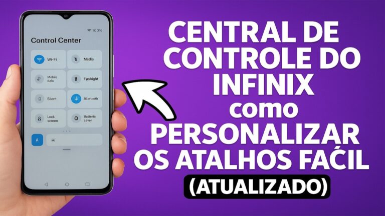 Como Personalizar os Atalhos da Central de Controle no INFINIX