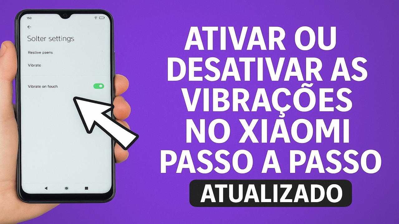 Como Ativar/Desativar as VIBRAÇÕES no Xiaomi
