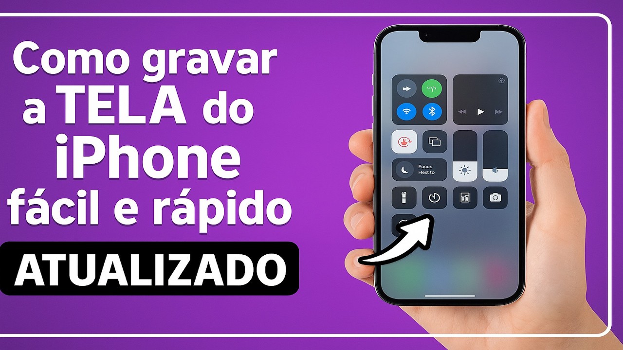 Como GRAVAR a TELA do iPhone Como GRAVAR a TELA do iPhone