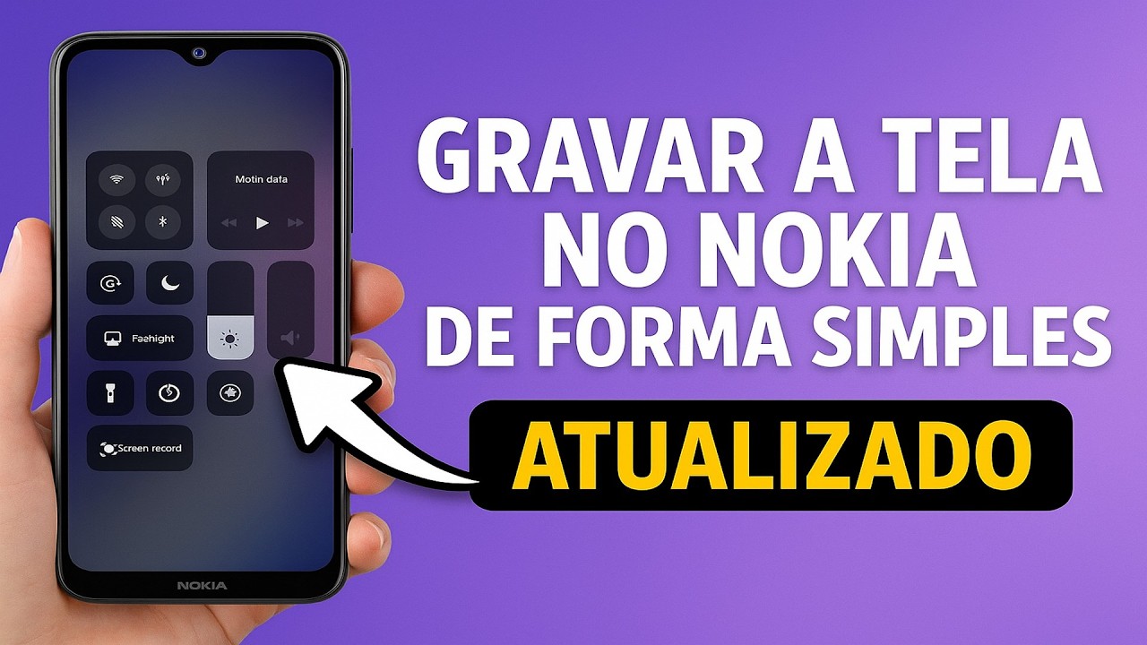 Como GRAVAR a TELA do NOKIA