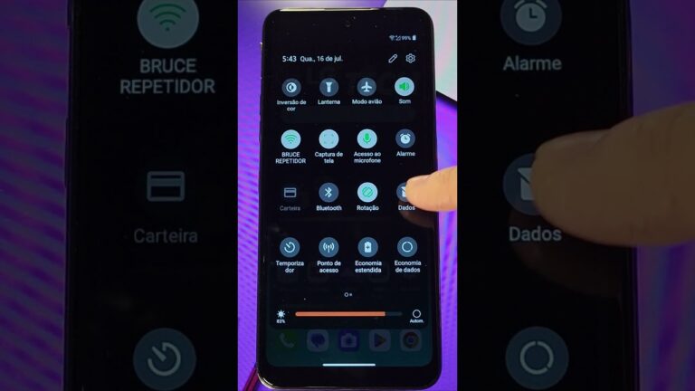 Como Ativar/Desativar a ROTAÇÃO AUTOMÁTICA da TELA no LG #shorts #lg #android #tutorial #rotação