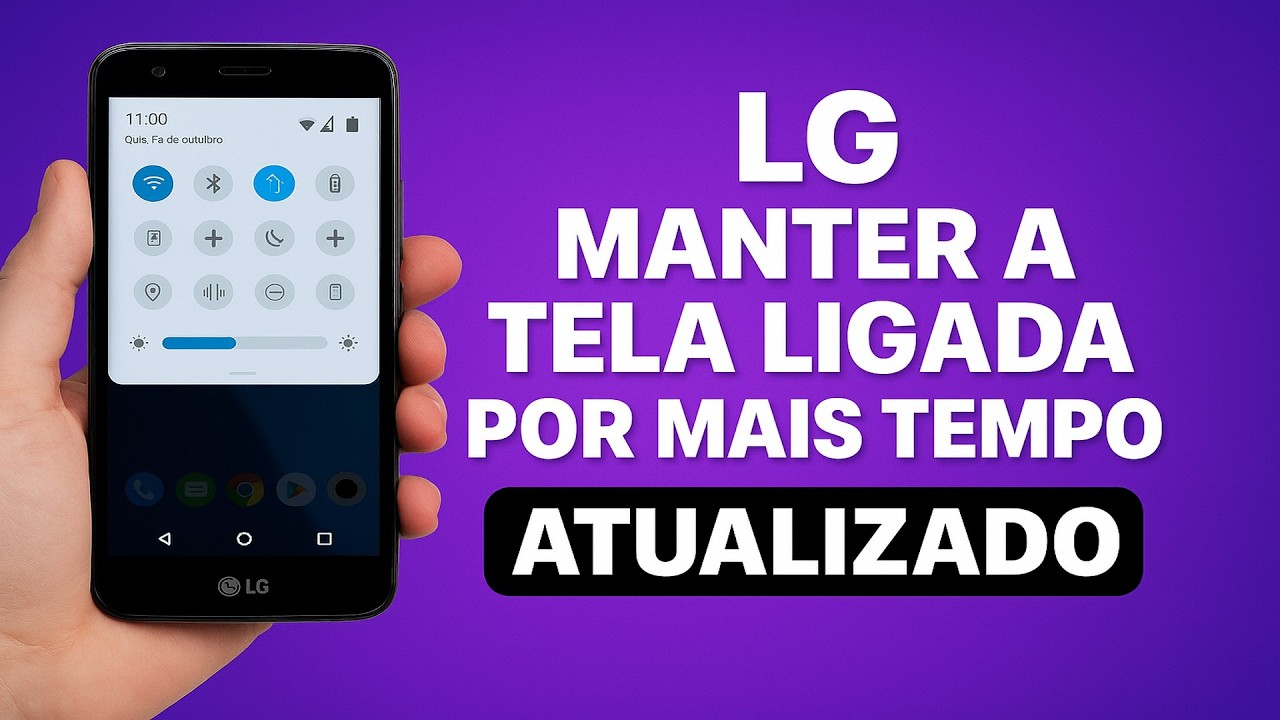 Como Manter a TELA LIGADA por mais TEMPO no LG Como Manter a TELA LIGADA por mais TEMPO no LG