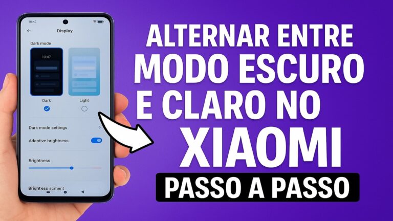 Como Alternar entre o MODO ESCURO e CLARO no Xiaomi