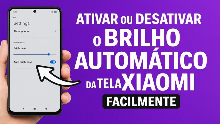 Como Ativar/Desativar o BRILHO AUTOMÁTICO da Tela no Xiaomi