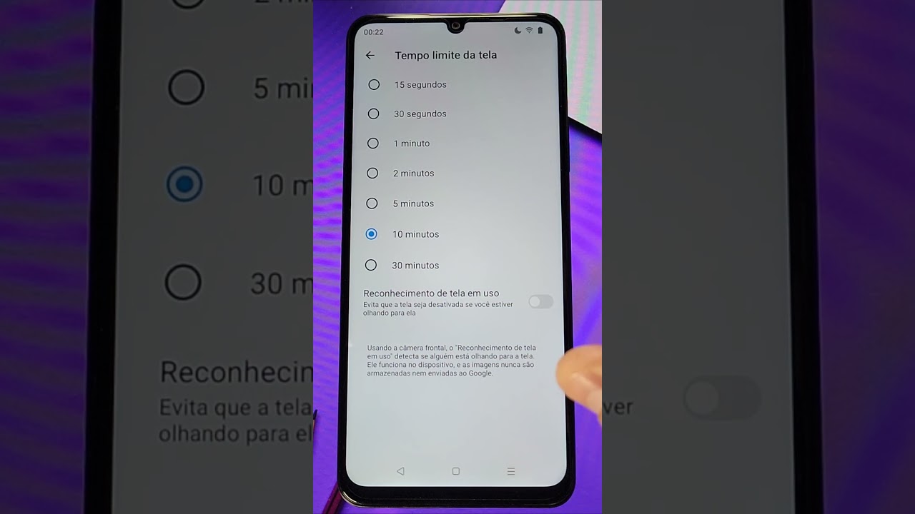 Como Manter a TELA LIGADA por mais TEMPO no REALME #shorts #realme #android #tutorial #tela