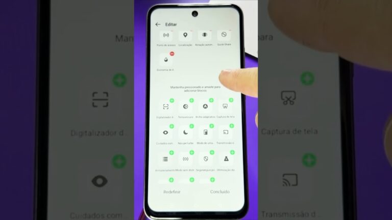 Como Personalizar os Atalhos no INFELIX #shorts #infinix #android #tutorial #atalhos