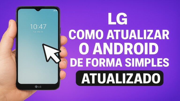 Como ATUALIZAR o ANDROID no LG