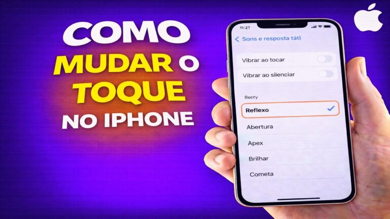 COMO MUDAR O TOQUE NO IPHONE