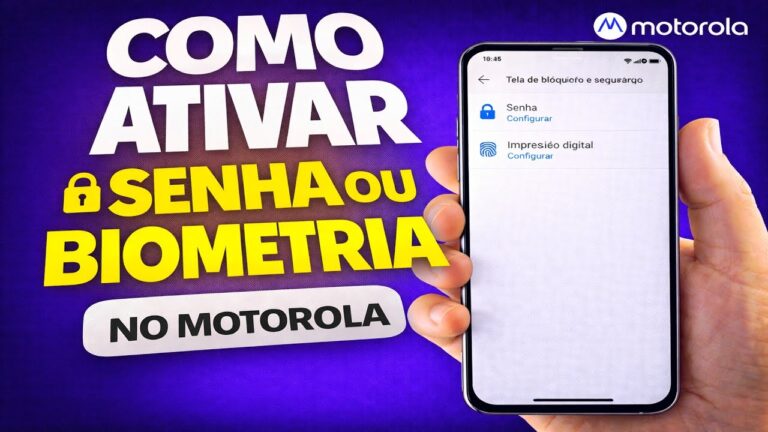 COMO ATIVAR SENHA OU BIOMETRIA NO MOTOROLA COMO ATIVAR SENHA OU BIOMETRIA NO MOTOROLA