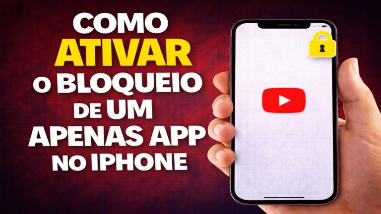 COMO ATIVAR O BLOQUEIO DE UM APENAS APP NO IPHONE